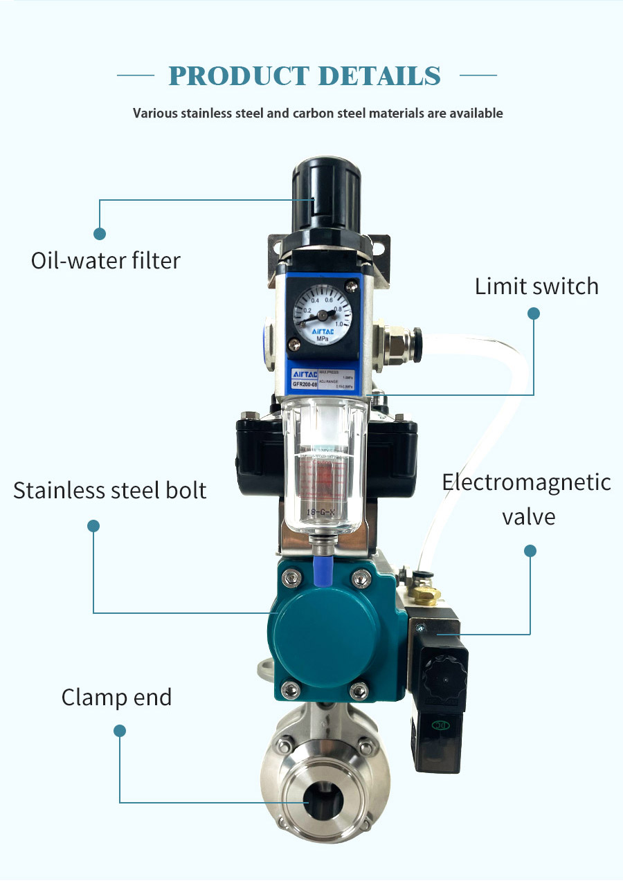 气动卡箍蝶阀_03 气动卡箍蝶阀 _03