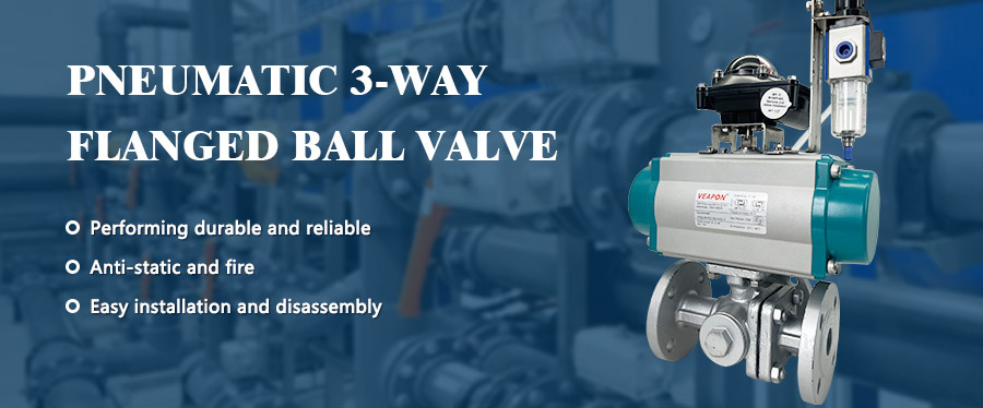 气动三通法兰球阀+限位开关_01 气动三通法兰球阀+限位开关 _01