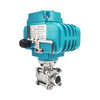 Válvula de esfera elétrica para soldagem de topo
