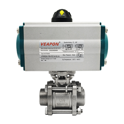 Válvula de esfera de solda pneumática