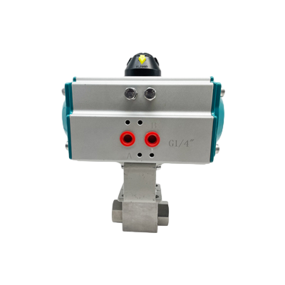 Válvula de esfera de alta pressão pneumática