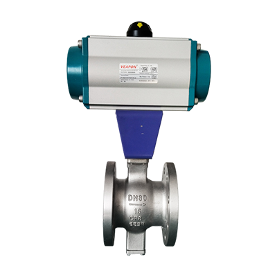 V&aacute;lvula de esfera pneum&aacute;tica em V-padr&atilde;o