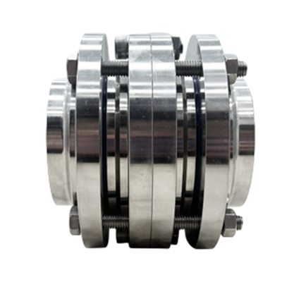 Válvula de borboleta pneumática de aço inoxidável sanitário