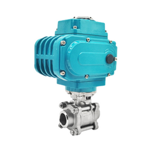 Válvula de esfera elétrica para soldagem de topo