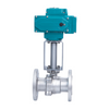 Válvula de esfera de flange de alta temperatura elétrica