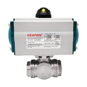 Válvula de espreguiçadeira pneumática de 3 vias