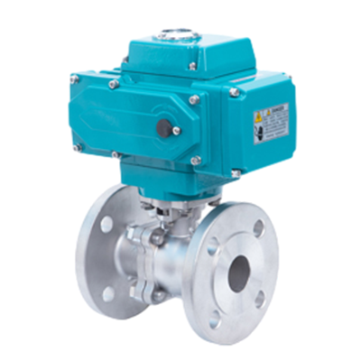 Válvula de esfera de flange elétrica