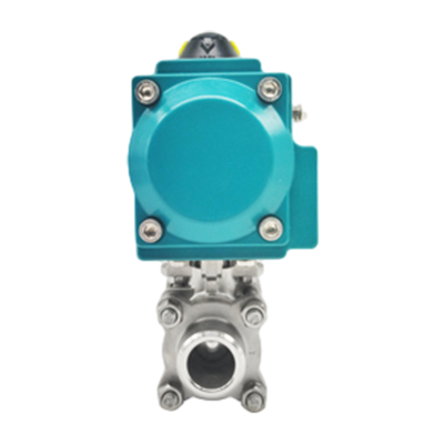 Válvula de esfera de solda pneumática