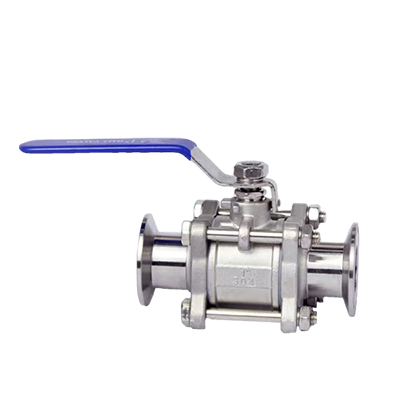 Válvula manual de esfera sanitária manual