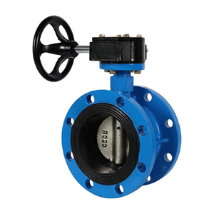 Válvula de borboleta de flange manual