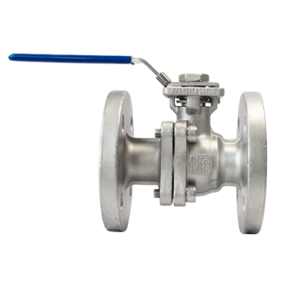 V&aacute;lvula de esfera de flange manual com alavanca de al&ccedil;a