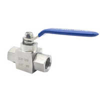 Válvula de esfera de alta pressão manual de alta pressão