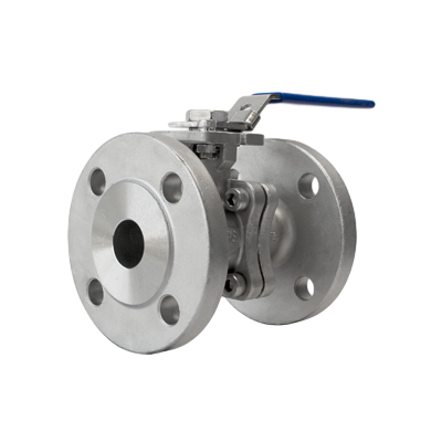 Válvula de esfera de flange manual com alavanca de alça