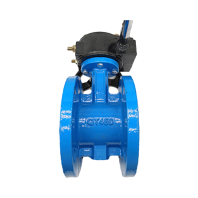 Válvula de borboleta de flange manual