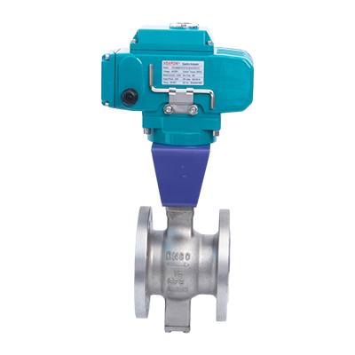 V&aacute;lvula esf&eacute;rica flangeada el&eacute;trica com padr&atilde;o V