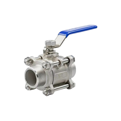 Manual 3 PCS Válvula de esfera de solda