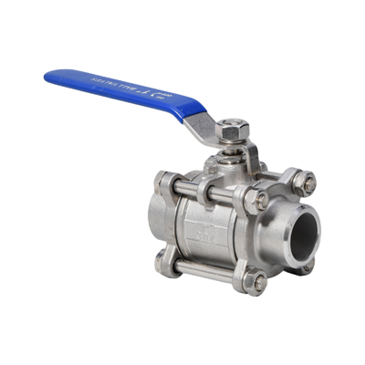 Manual 3 PCS Válvula de esfera de solda