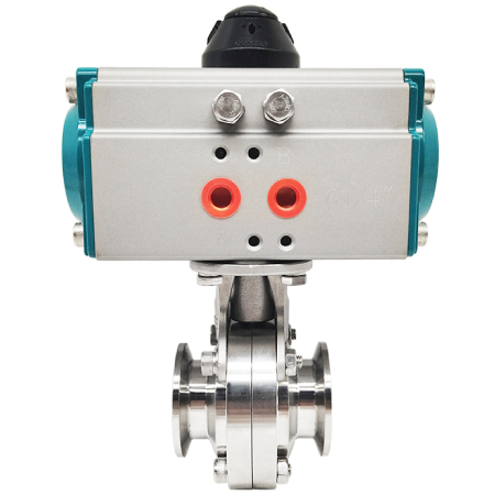 pneum&aacute;tico sanit&aacute;rio sanit&aacute;rio a&ccedil;o inoxid&aacute;vel v&aacute;lvula borboleta v&aacute;lvula 