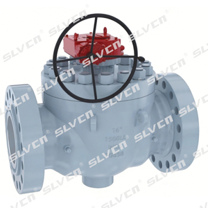 V&aacute;lvula de esfera montada em munh&atilde;o WCB DBB de entrada superior 1500LB