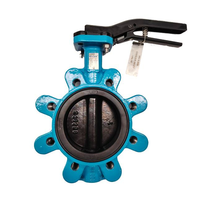 Válvula de borboleta arruinada com alça