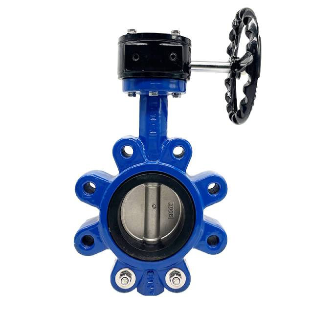 Válvula de borboleta arruinada com alavanca