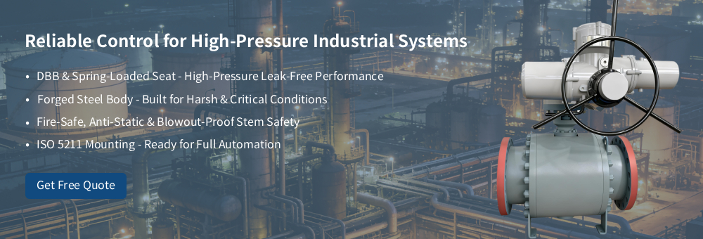 V&aacute;lvula esfera de alta press&atilde;o classe 600