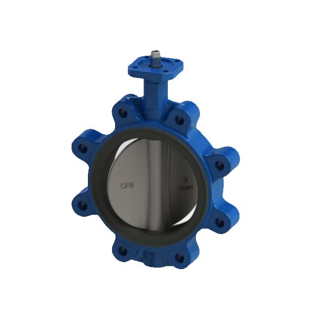 Válvula de borboleta arruinada com alça