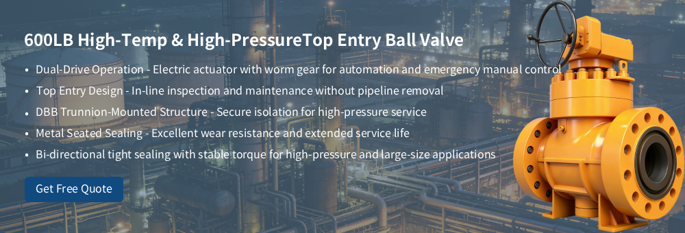 Banner de v&aacute;lvula de esfera de entrada superior