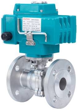 Válvula de esfera flangeada de aço de carbono elétrico