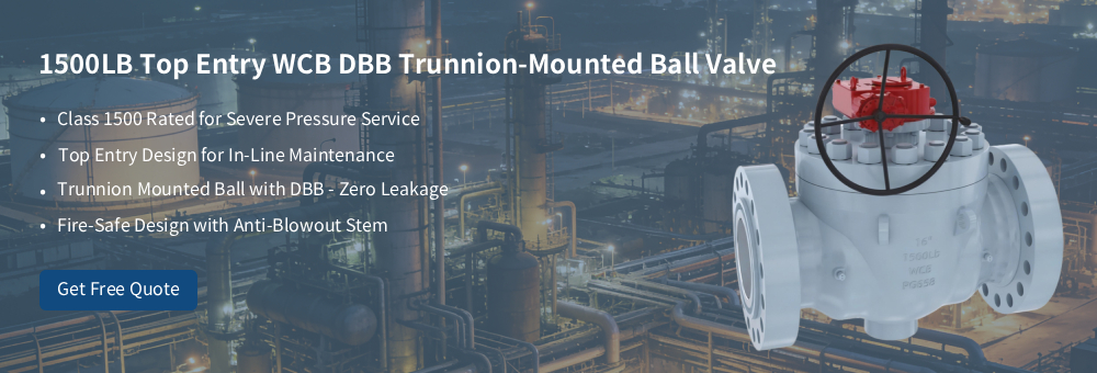 V&aacute;lvula esfera de entrada superior classe 1500