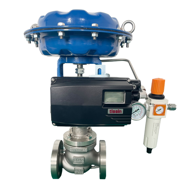 Válvula de controle DIAFRAGMA PNEUMÁTICA Válvula global SS316L Água média