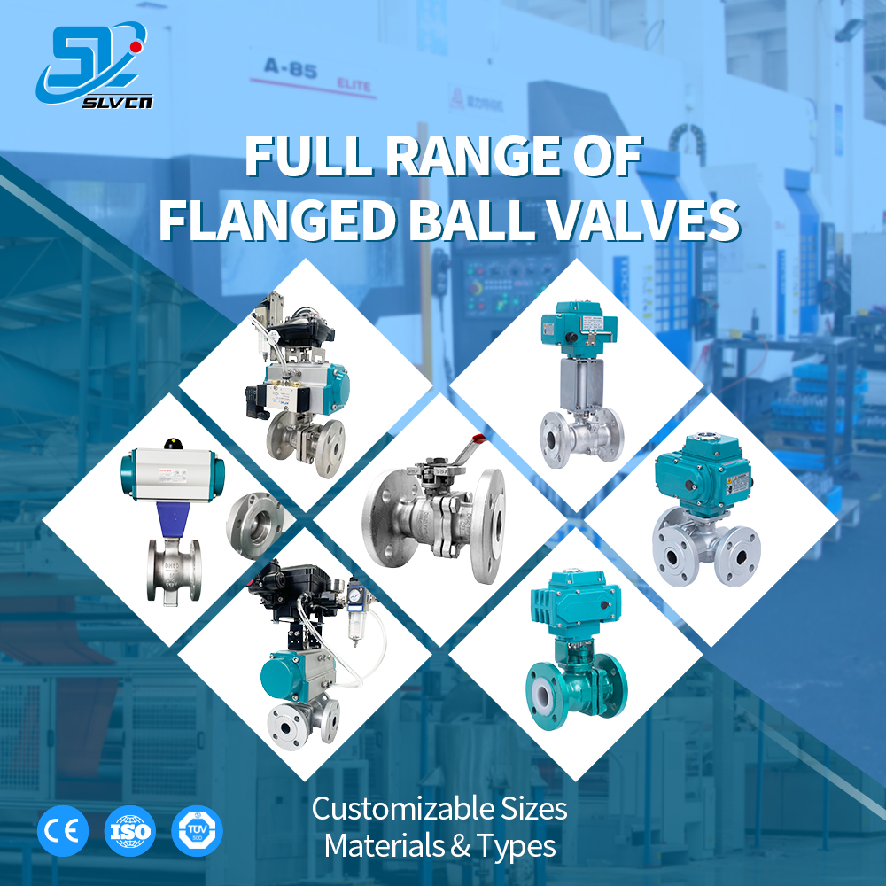 V&aacute;lvula de esfera de flange el&eacute;trica