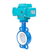 V&aacute;lvula borboleta linada por fl&uacute;or pneum&aacute;tica com interruptor limite